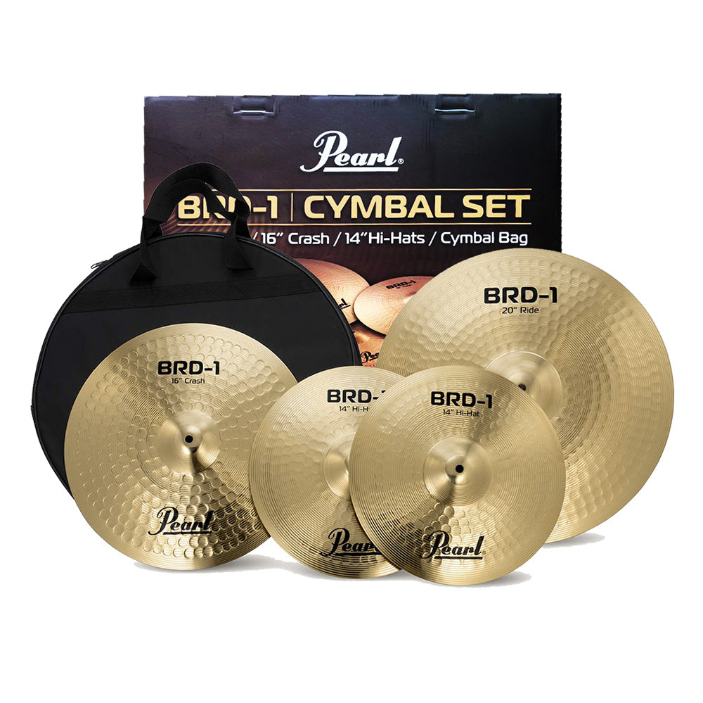 Pearl Roadshow-Plus 5-Piece Drum Kit with Cymbal Pack in Charcoal Metallic