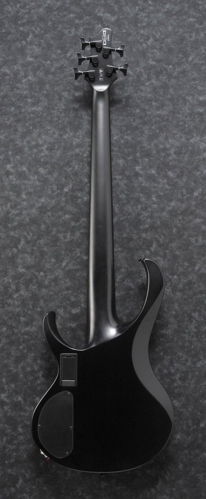 Ibanez Iron Label BTB625EX 5 String Bass in Black Flat