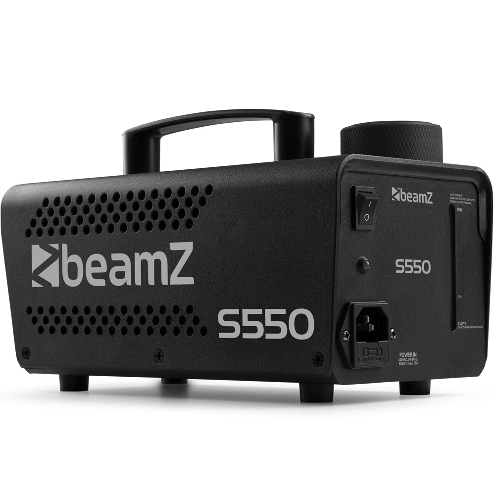 BeamZ S550 Smoke Machine with Wireless Remote & Fluid 550W - image 3