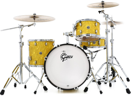 Gretsch Catalina Club 4-Piece Shell Pack in Yellow Satin Flame
