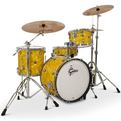 Gretsch Catalina Club 4-Piece Shell Pack in Yellow Satin Flame