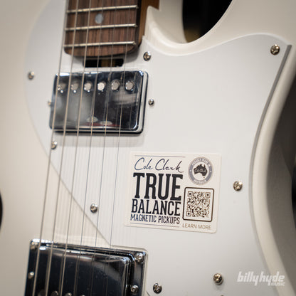 Cole Clark Culprit 3, HH, White Pickguard in White
