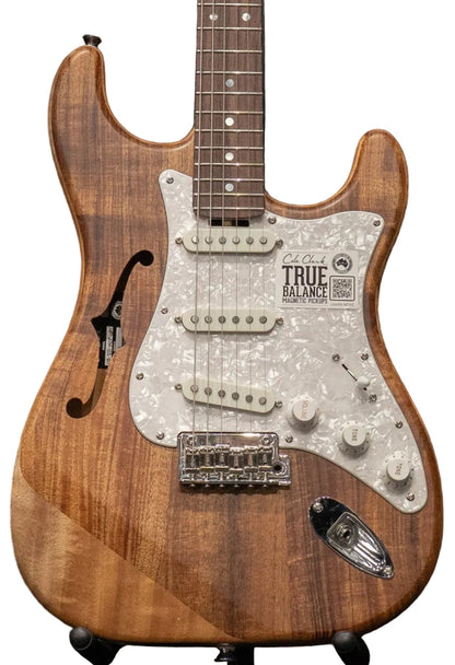 Cole Clark HB Hollow Baby, SSS, Mother of Pearl Pickguard in Natural