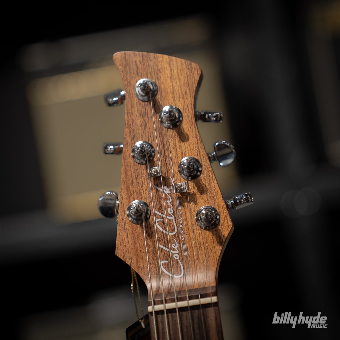Cole Clark HB Hollow Baby, SSS, Mother of Pearl Pickguard in Natural
