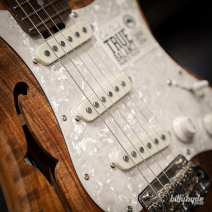 Cole Clark HB Hollow Baby, SSS, Mother of Pearl Pickguard in Natural