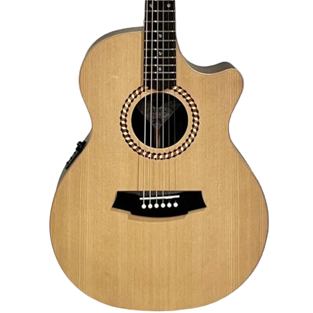 Cole Clark CCRAN2EC-SRE Recording Series Acoustic Electric Guitar in Natural