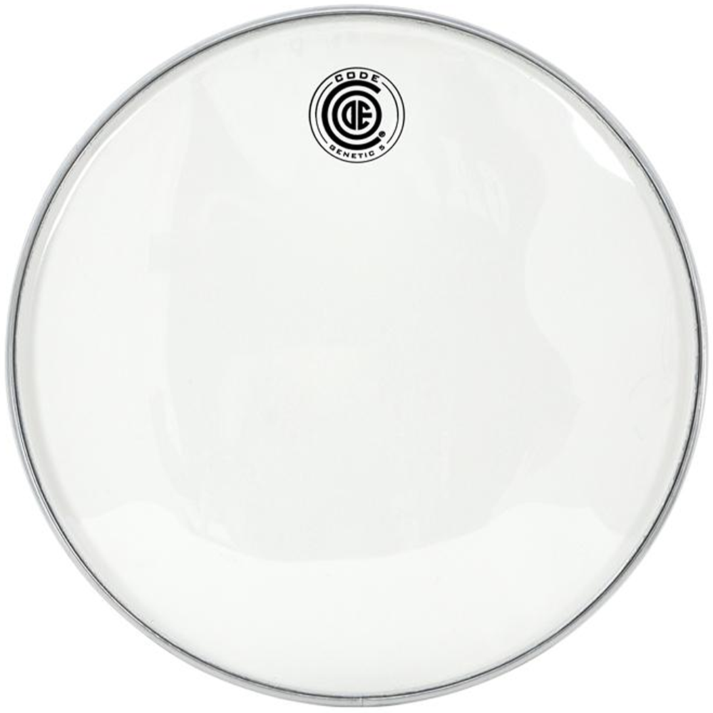 Code 13" Genetic 5 Clear Snare Side 5-mil Drum Head