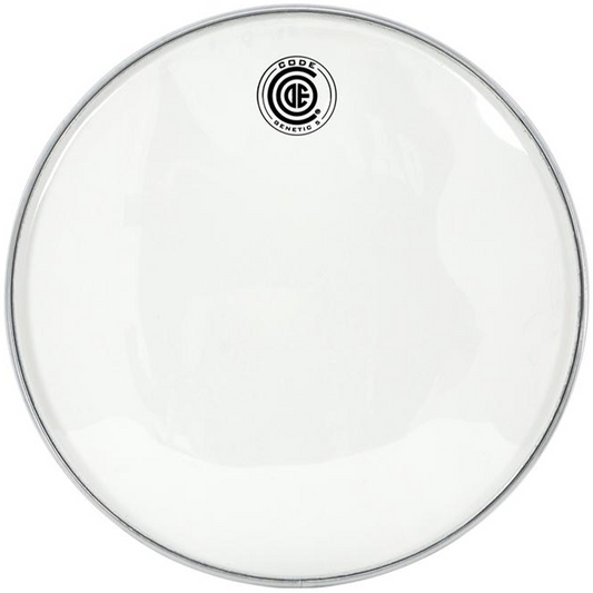 Code Drum Heads 14" Genetic 5 Clear Snare Side 5-mil Drum Head