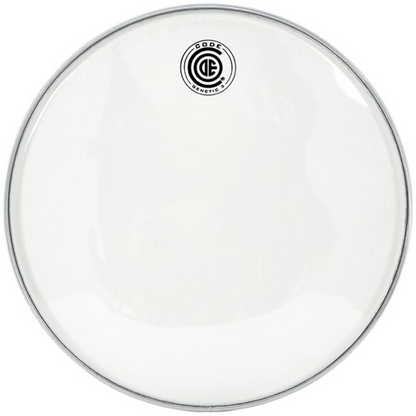 Code 14" Genetic 3 Clear Snare Side 3-mil Drum Head