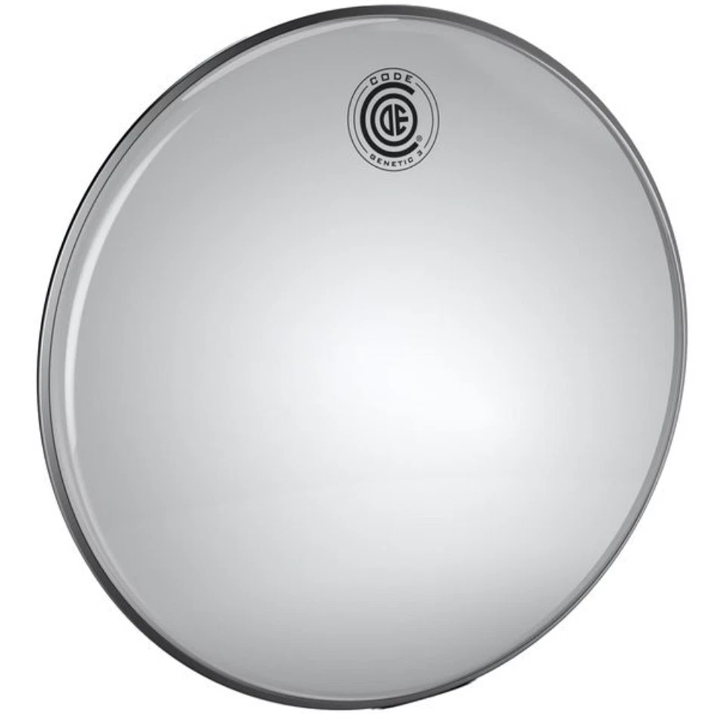 Code 14" Genetic 3 Clear Snare Side 3-mil Drum Head
