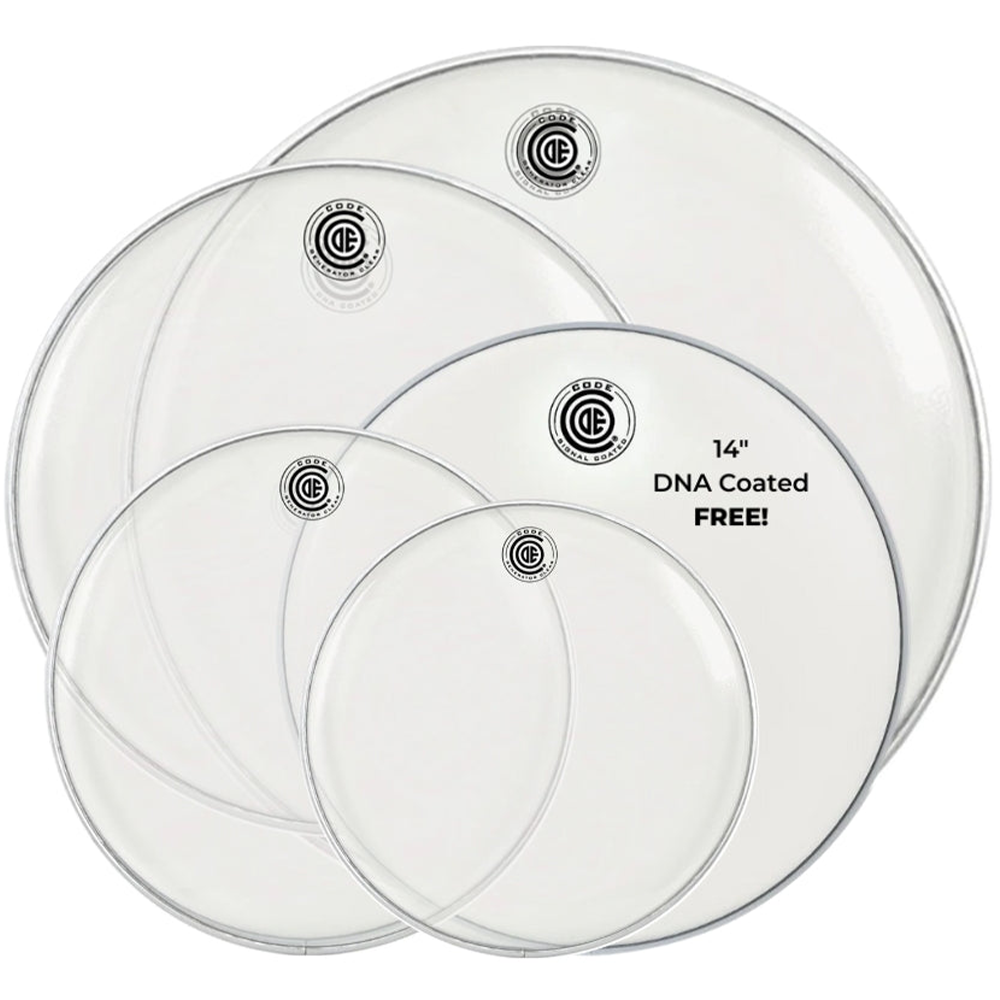 Code  Generator Clear Kit Head Pack 10/12/16/22 inch with Free DNACT14