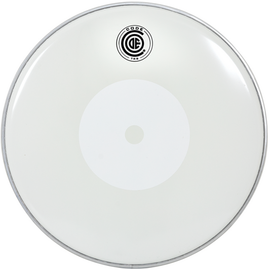 Code TRS 13" White Twin Ply 7.5MILS White Dot Snare Drum Head