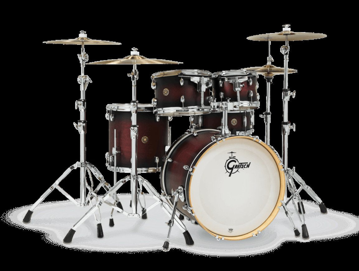 Gretsch Catalina Maple 5 Piece Shell Pack in Satin Deep Cherry Burst