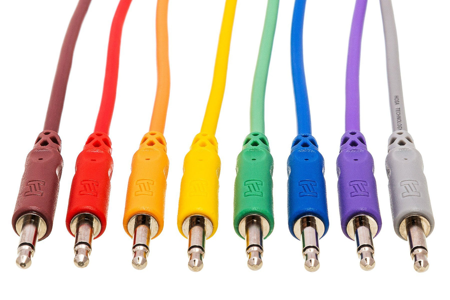 Hosa CMM845 Unbalanced Patch Cables 1.5ft  8 Pack