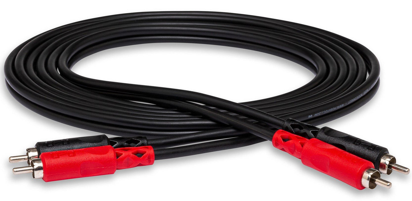 HOSA CRA202 Stereo Interconnect Dual Cable RCA to RCA 2m