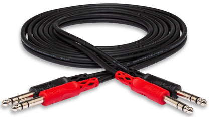 HOSA CSS204 Stereo Interconnect Dual Cable 1/4" TRS to Same
