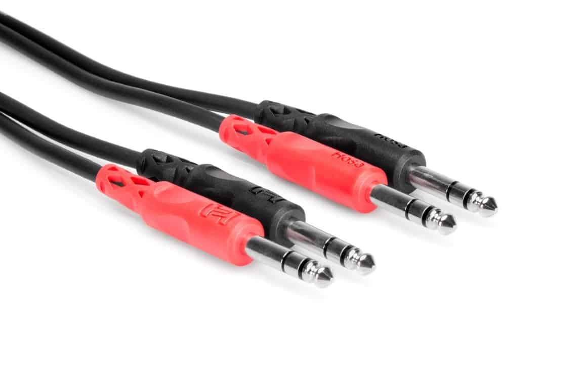 HOSA CSS202 Stereo Interconnect Dual Cable 1/4" TRS to Same