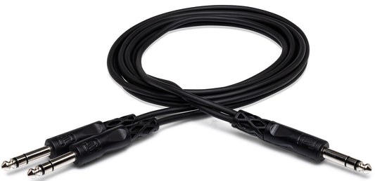 HOSA CYS105 Y Cable 1/4" TRS to Dual 1/4" TRS 5Ft