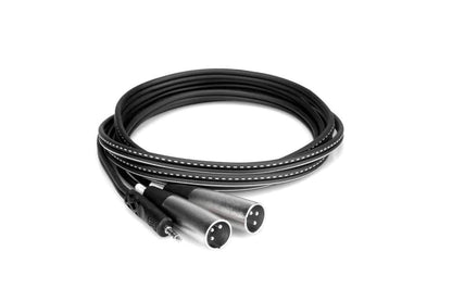 HOSA CYX403M Stereo Breakout 3.5 mm TRS to Dual XLR3M 3M