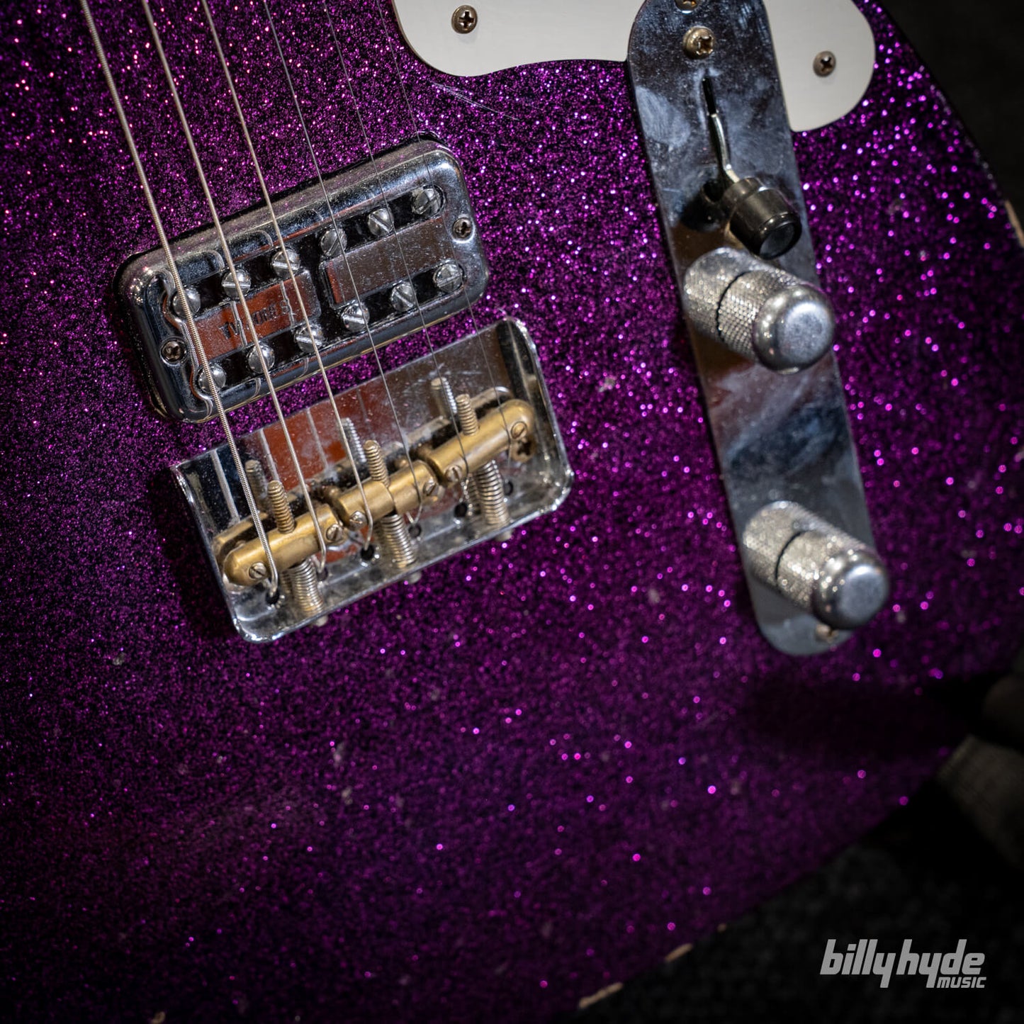 Fender Custom Shop Limited Edition Caballo Tono Ligero Relic, Maple Neck in Aged Magenta Sparkle