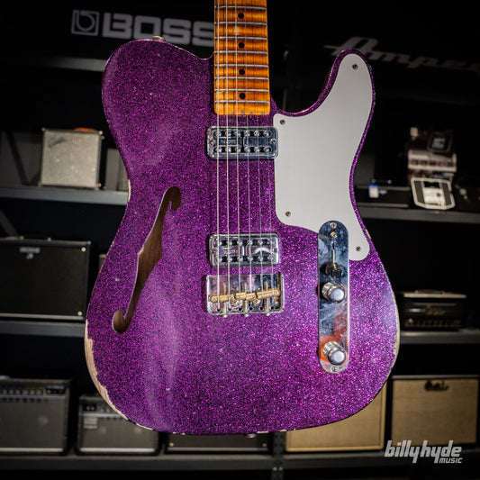 Fender Custom Shop Limited Edition Caballo Tono Ligero Relic, Maple Neck in Aged Magenta Sparkle