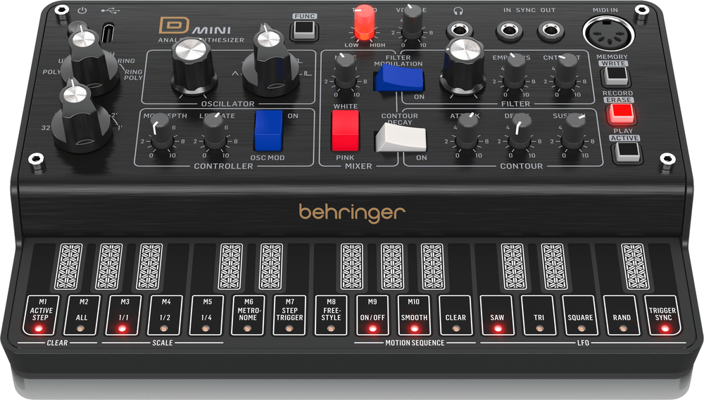 Behringer D Mini Portable Legendary Synth