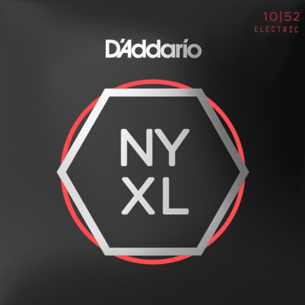 D'Addario NYXL1052 Nickel Wound Electric Guitar Strings Light Top  Heavy Bottom 10-52 Gauge