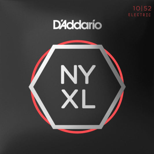D'Addario NYXL1052 Nickel Wound Electric Guitar Strings Light Top  Heavy Bottom 10-52 Gauge