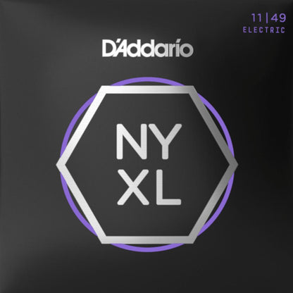 D'Addario NYXL1149 Nickel Wound Electric Guitar Strings Medium 11-49 Gauge