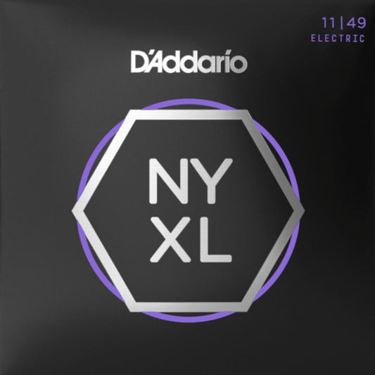D'Addario NYXL1149 Nickel Wound Electric Guitar Strings Medium 11-49 Gauge