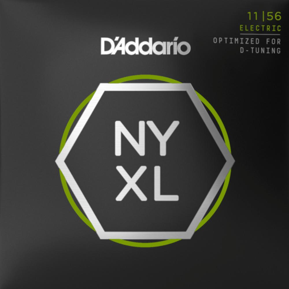 D'Addario NYXL1156 Nickel Wound Electric Guitar Strings Medium Top  Extra Heavy Bottom 11-56 Gauge