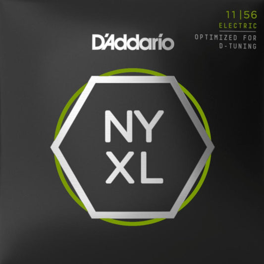 D'Addario NYXL1156 Nickel Wound Electric Guitar Strings Medium Top  Extra Heavy Bottom 11-56 Gauge