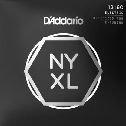 D'Addario NYXL1260 Nickel Wound Electric Guitar Strings Extra Heavy 12-60 Gauge