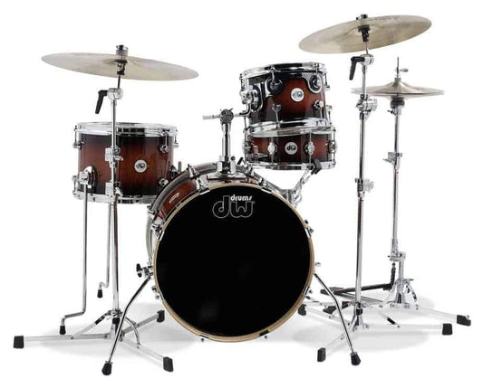 Design Mini Pro BD18 4 Piece Drum Kit in Tobacco Burst