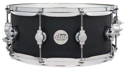 DW Design 5.5" x 14" Black Satin Snare Drum