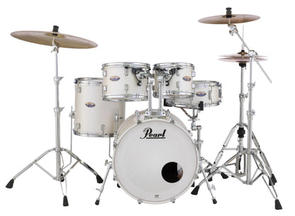 Pearl Decade Maple 20" Fusion 5 Piece Drum Kit in White Satin Pearl