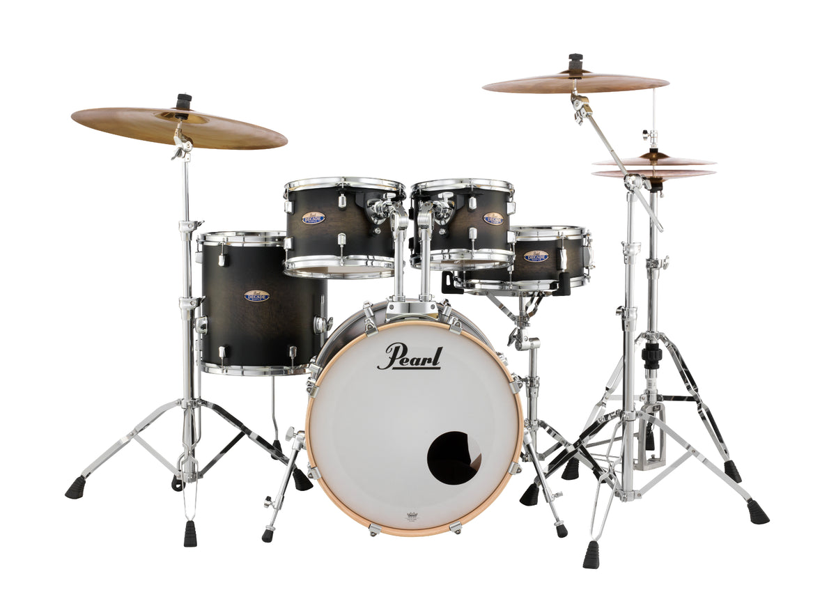 Pearl Decade Maple 20" Fusion 5 Piece Drum Kit in Satin Black Burst