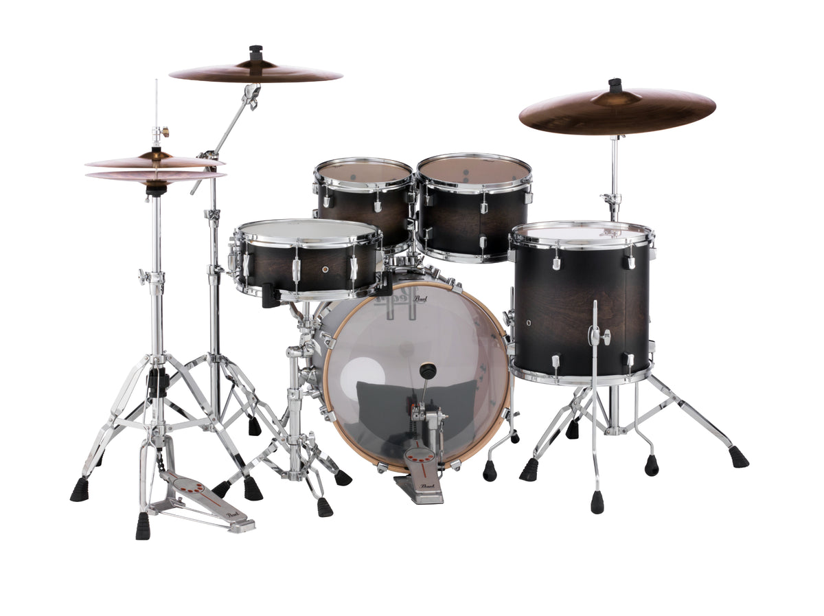 Pearl Decade Maple 20" Fusion 5 Piece Drum Kit in Satin Black Burst