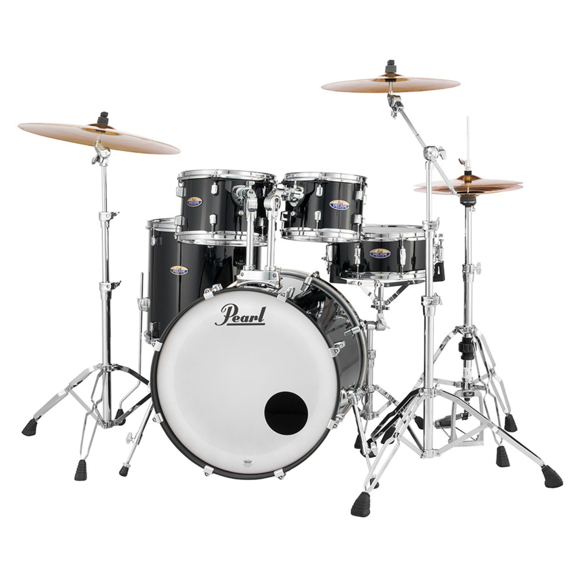Pearl Decade Maple 22 Fusion 5 Piece Drum Kit in Black Ice