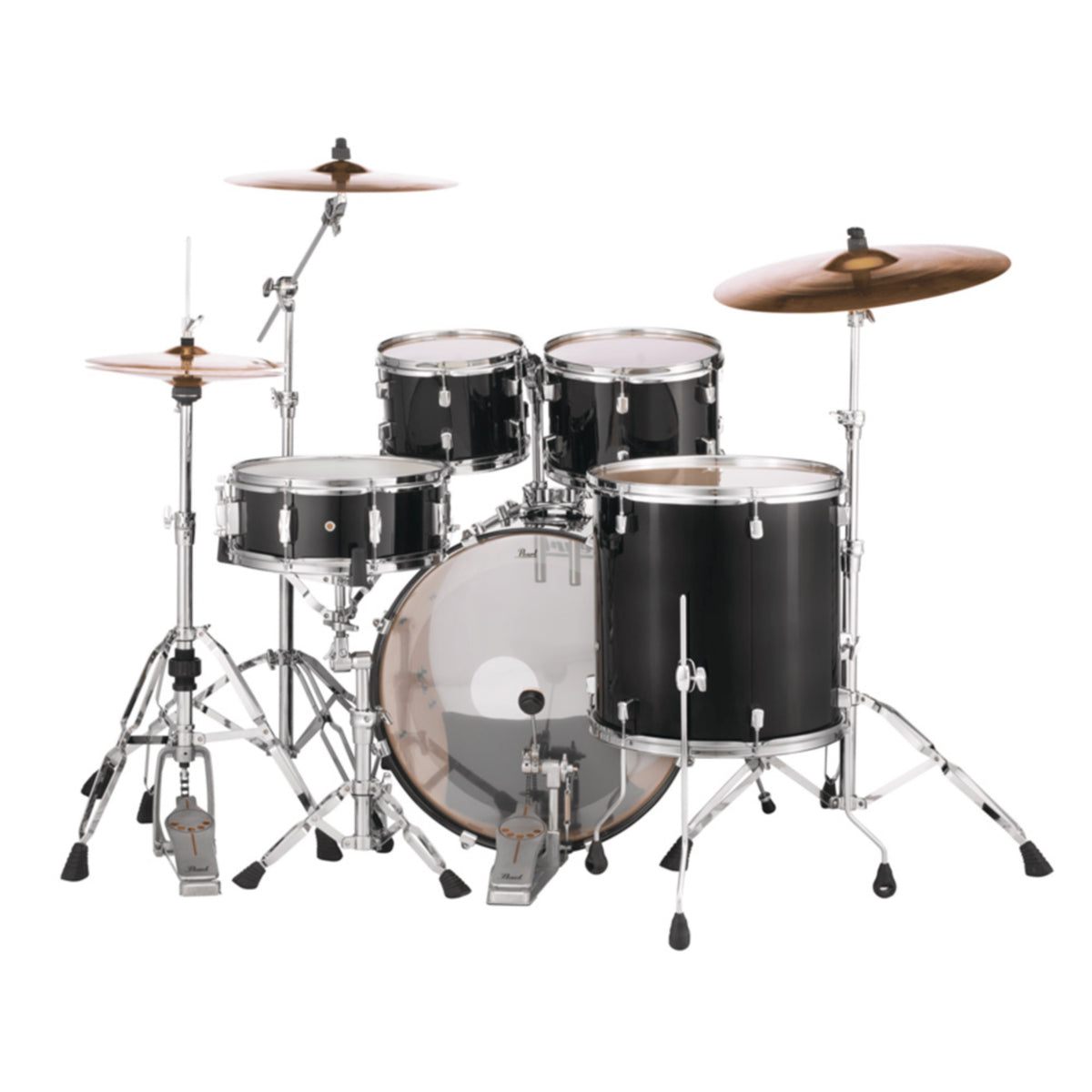 Pearl Decade Maple 22 Fusion 5 Piece Drum Kit in Black Ice
