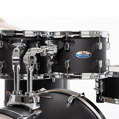Pearl Decade Maple 22 Fusion 5 Piece Drum Kit in Satin Slate Black
