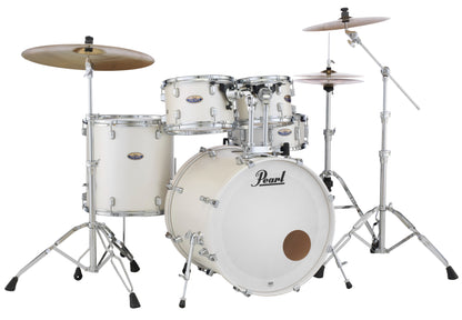 Pearl Decade Maple 22 Fusion Plus 5-Piece Drum Kit in White Satin Pearl