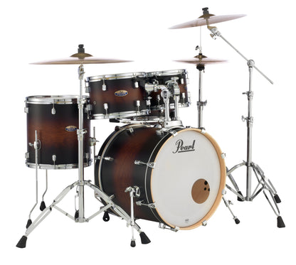 Pearl Decade Maple 22 Fusion 5 Piece Drum Kit in Satin Brown Burst