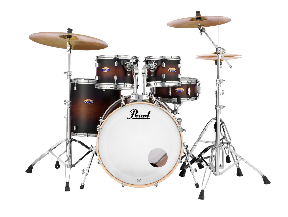 Pearl Decade Maple 22 Fusion 5 Piece Drum Kit in Satin Brown Burst
