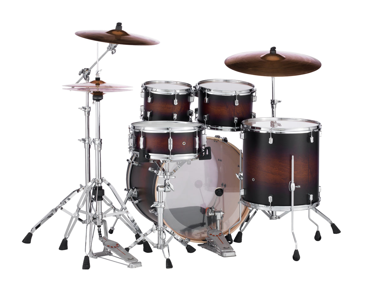 Pearl Decade Maple 22 Fusion 5 Piece Drum Kit in Satin Brown Burst