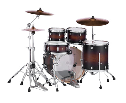 Pearl Decade Maple 22 Fusion 5 Piece Drum Kit in Satin Brown Burst