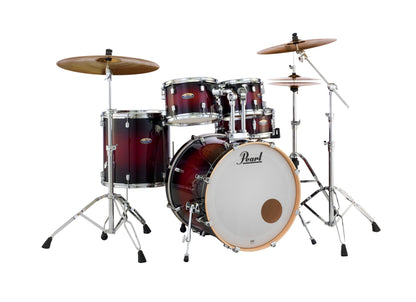 Pearl Decade Maple 22 Fusion 5 Piece Drum Kit in Gloss Deep Red Burst