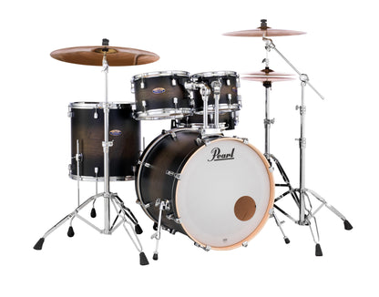 Pearl Decade Maple 22 Fusion 5 Piece Drum Kit in Satin Black Burst