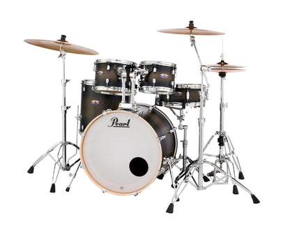 Pearl Decade Maple 22 Fusion 5 Piece Drum Kit in Satin Black Burst