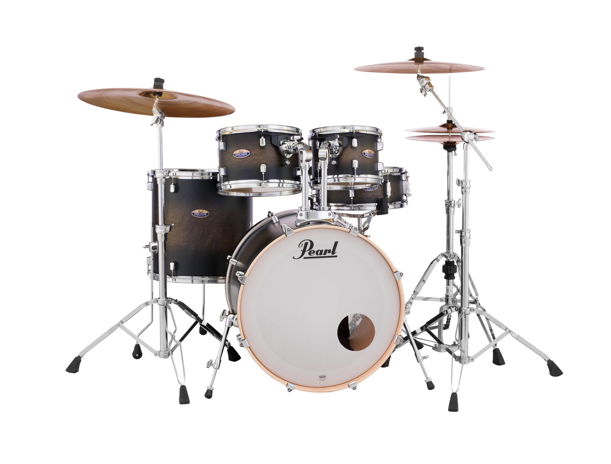 Pearl Decade Maple 22 Fusion 5 Piece Drum Kit in Satin Black Burst